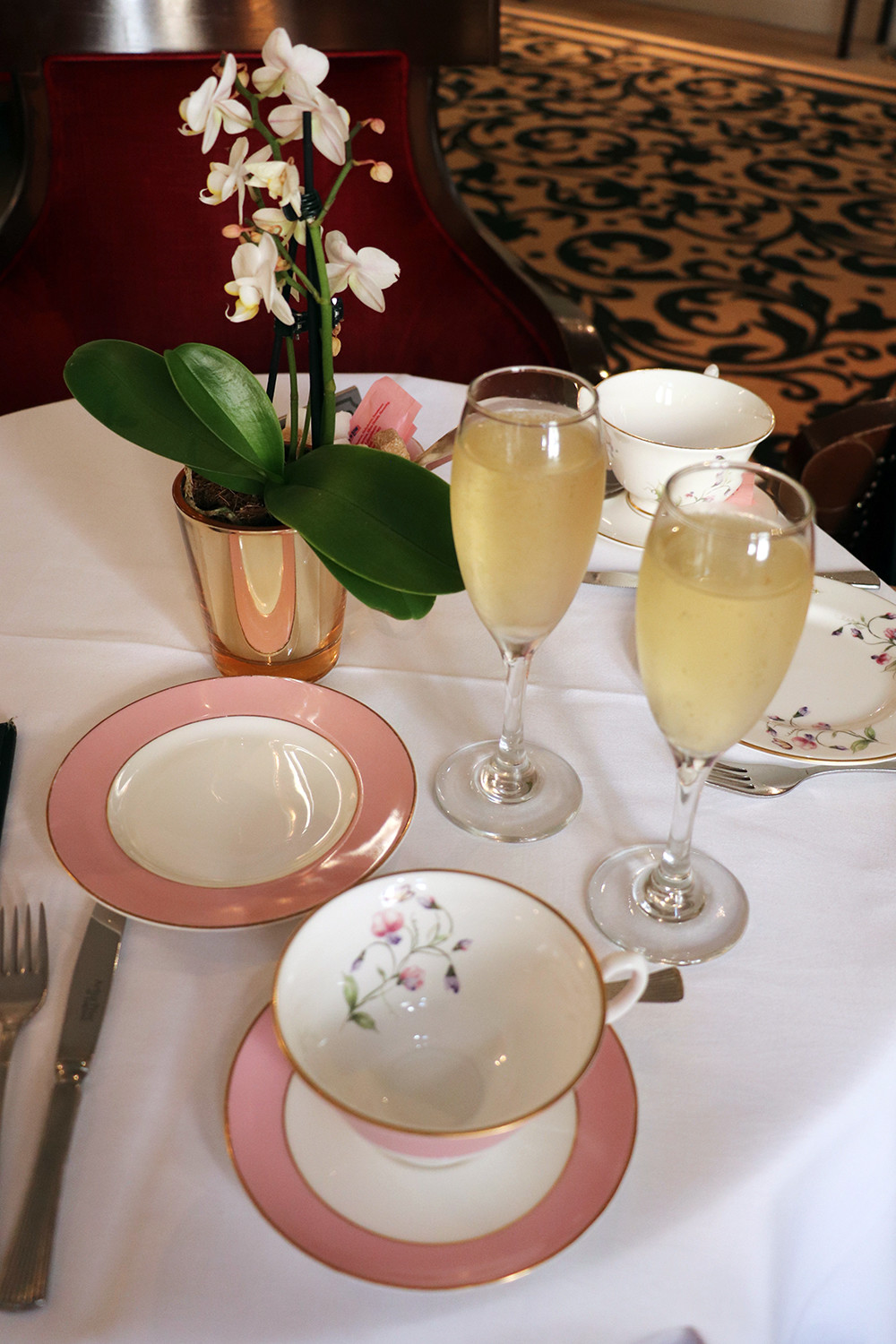 Taittinger Champagne at Afternoon Tea at the Royal Horseguards Hotel