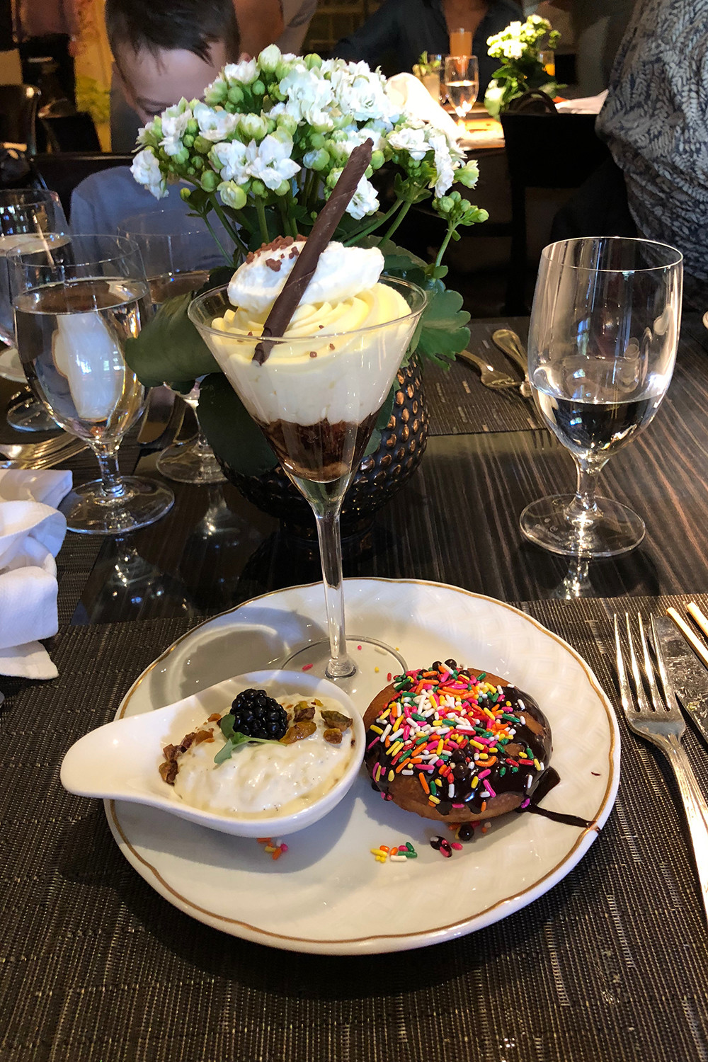 Dessert at Four Seasons Beverly Hills Brunch