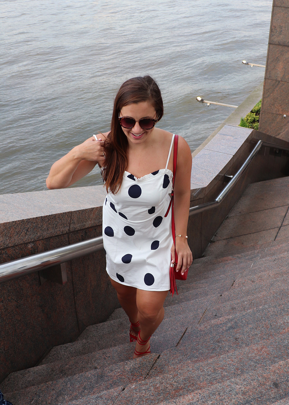 Nobody's Child Black and White Polka Dots and Sunglasses