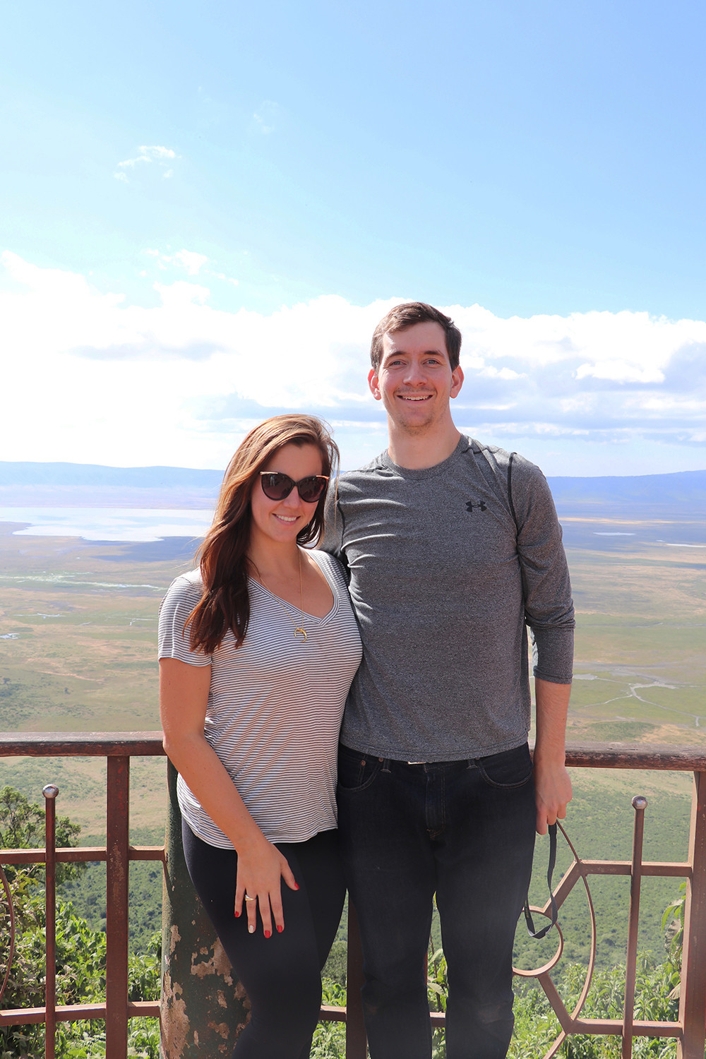 Tanzania Safari - Kelly and Kevin in the Ngorongoro Crater