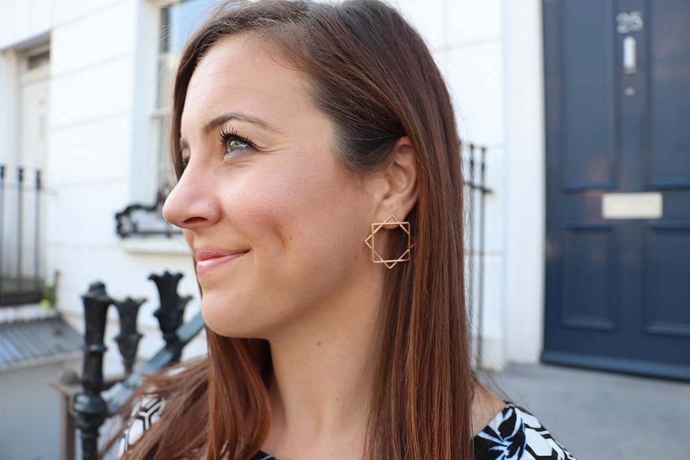 thrift store earrings