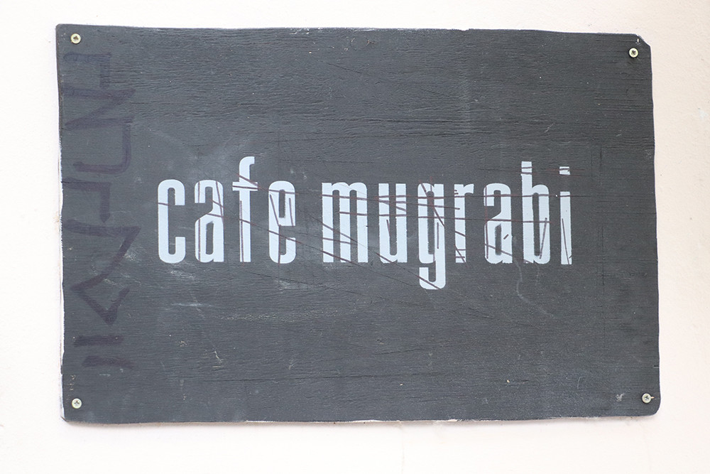 Berlin Cafe Mugrabi Sign