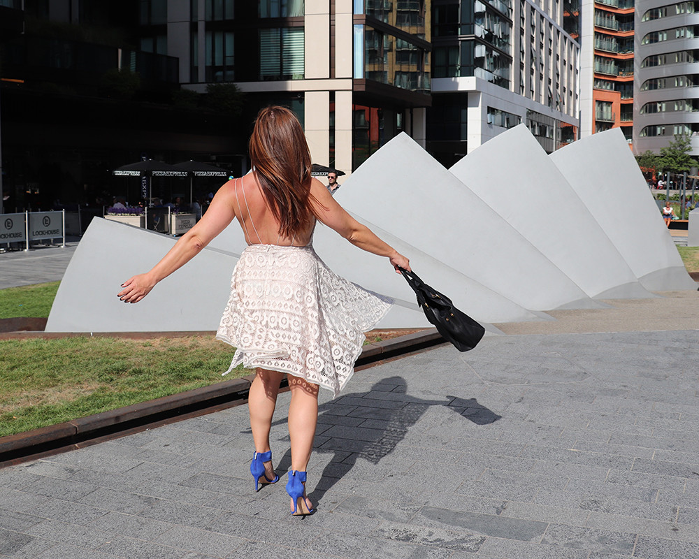 Free People Just Like Honey Lace Dress and Vince Camuto Shoes