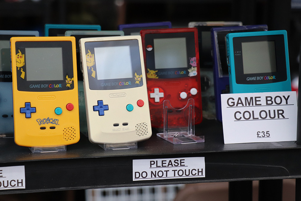 Gameboy Color Models at London ComicCon