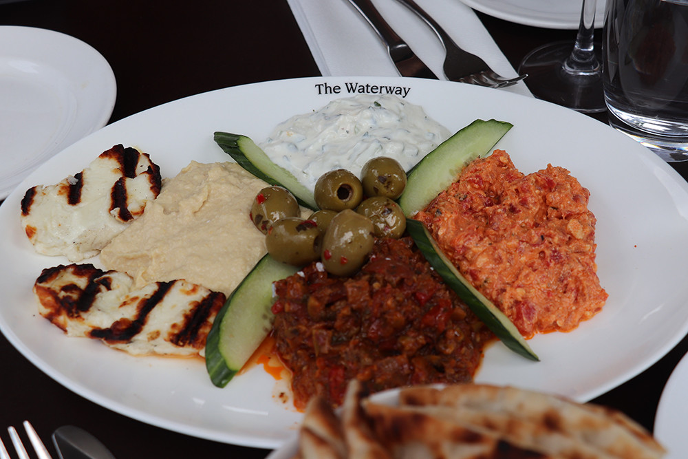 Mezze Platter at The Waterway London