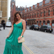 BB Dakota Kaia Dress in Green at St Pancras