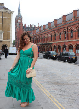 BB Dakota Kaia Dress in Green at St Pancras