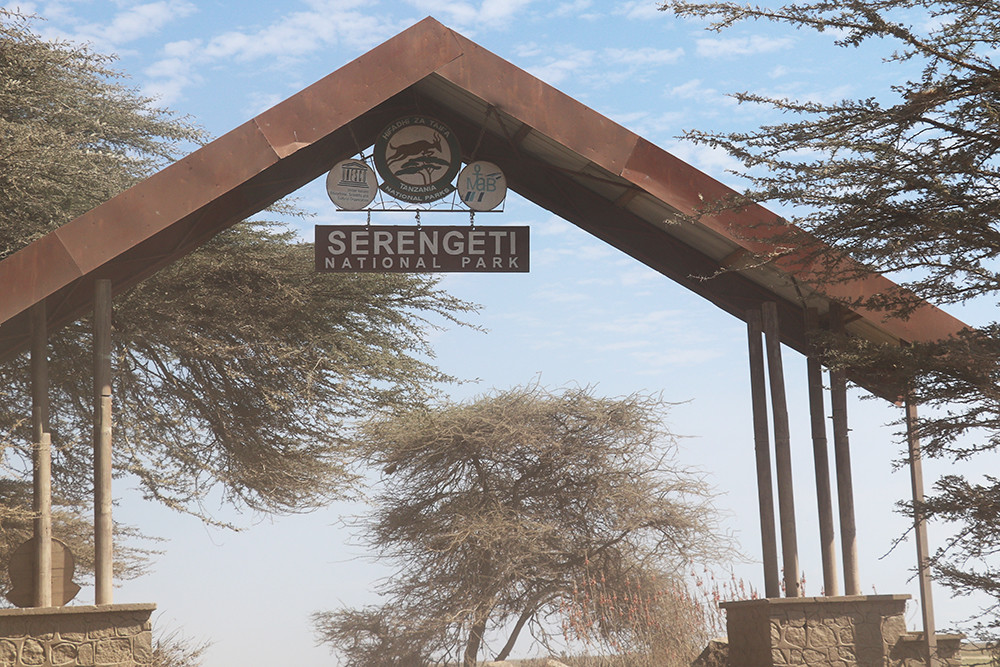 Enterance to the Serengeti