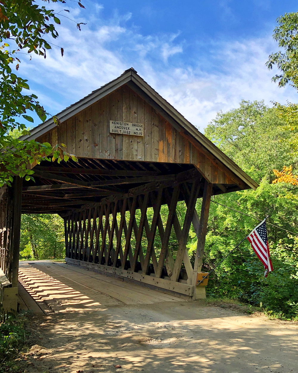 Last of Summer - New Hampshire Covered Bridge