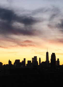 New York Minute - New York City Skyline Sunset from Queens