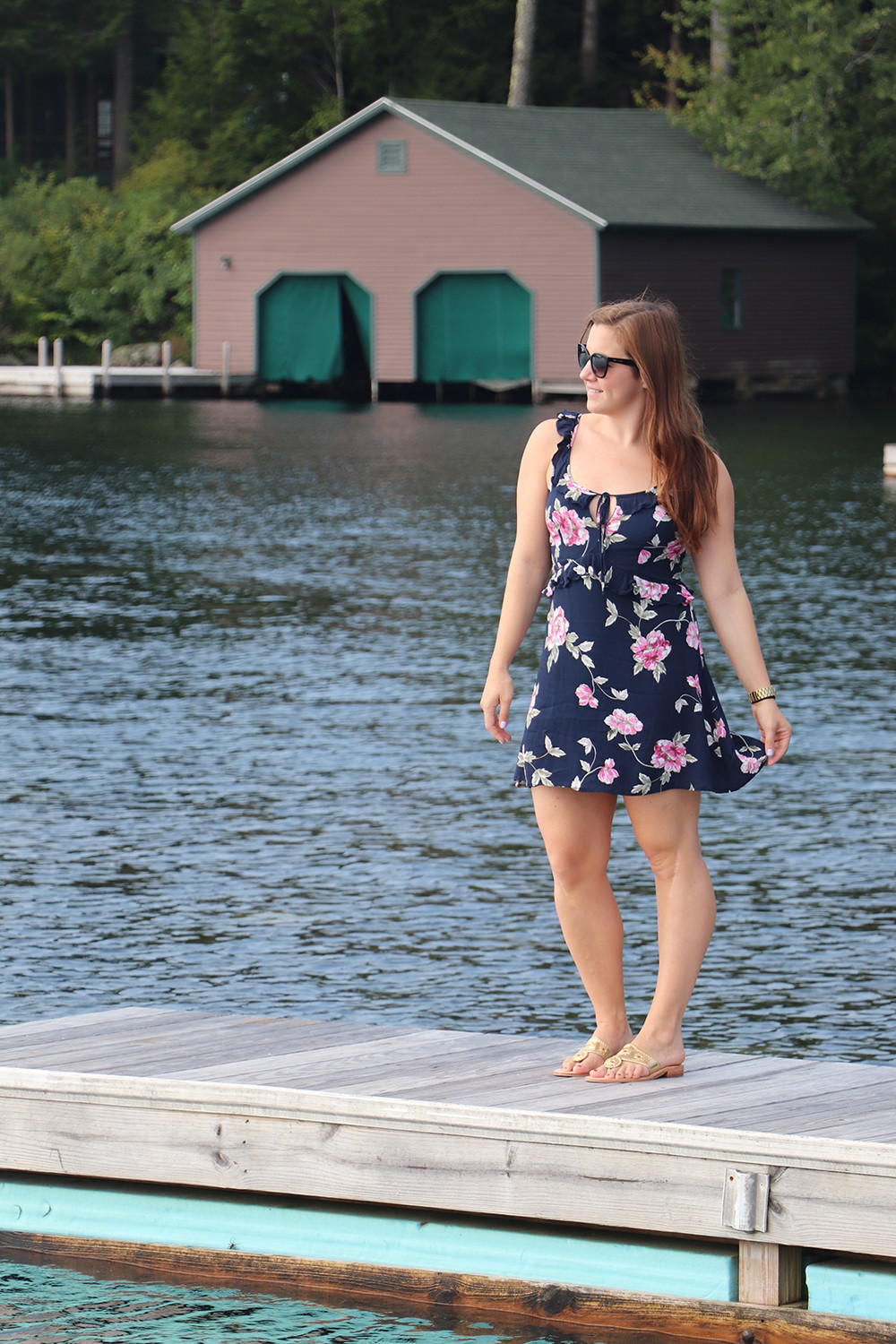 cupcakes and cashmere Loraine Wild Roses Dress