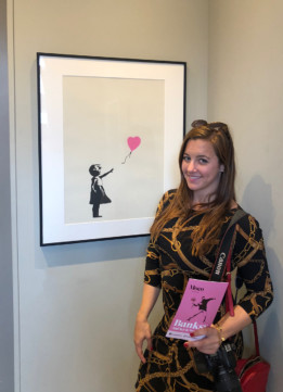 Kelly at the Bankse Amsterdam Exhibit