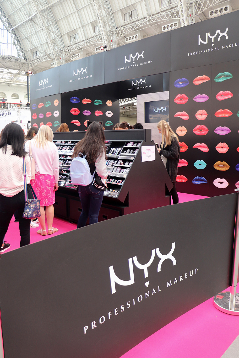 NYX Booth at Olympia Beauty