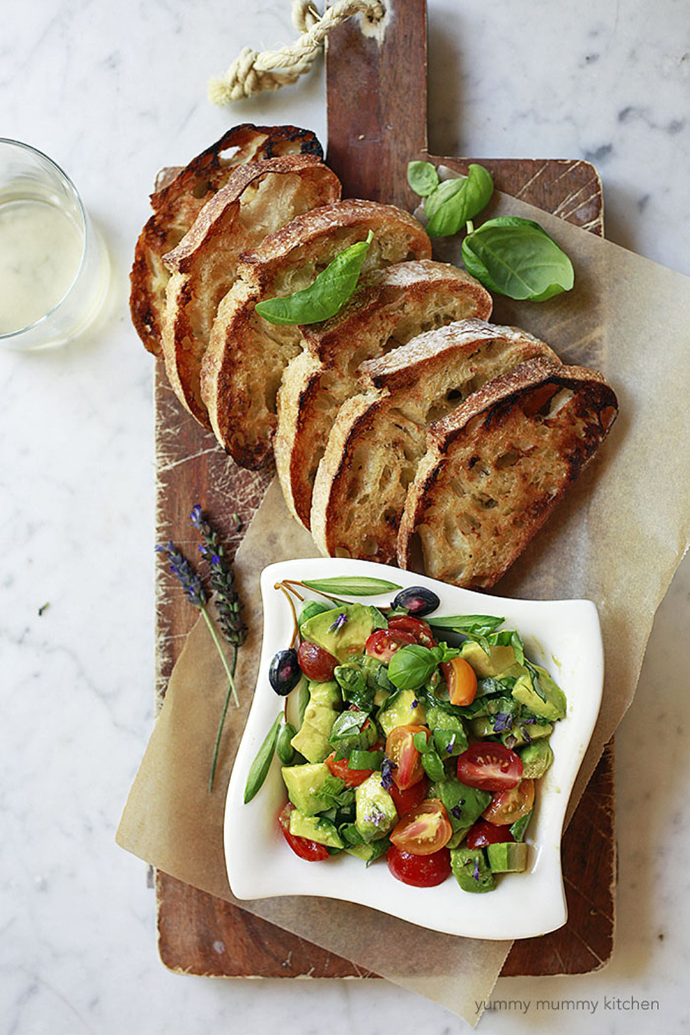 Pinterest Favorites as of Late - Avocado Bruschetta