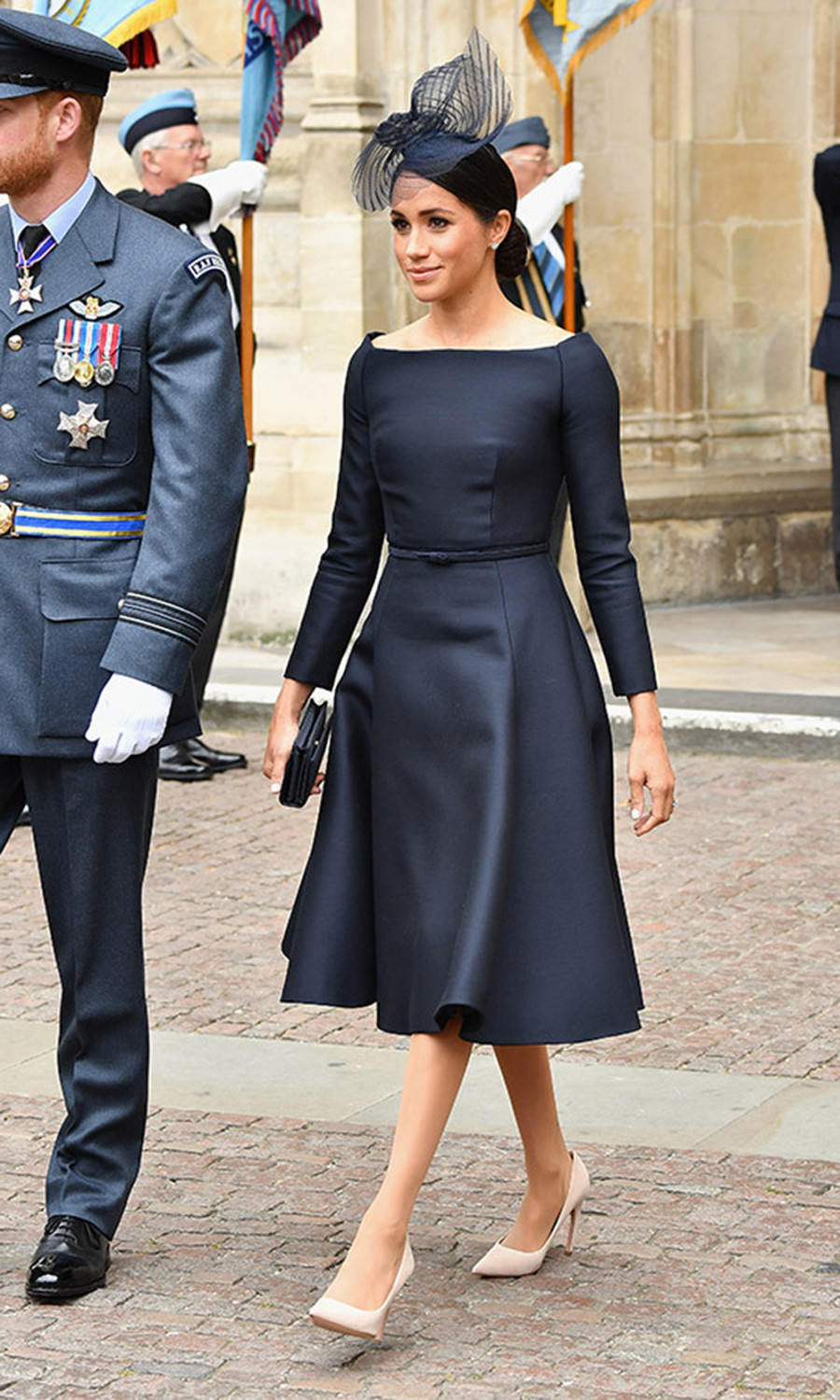Style Icon Meghan Markle - In Dior at the RAF Centenery celebration