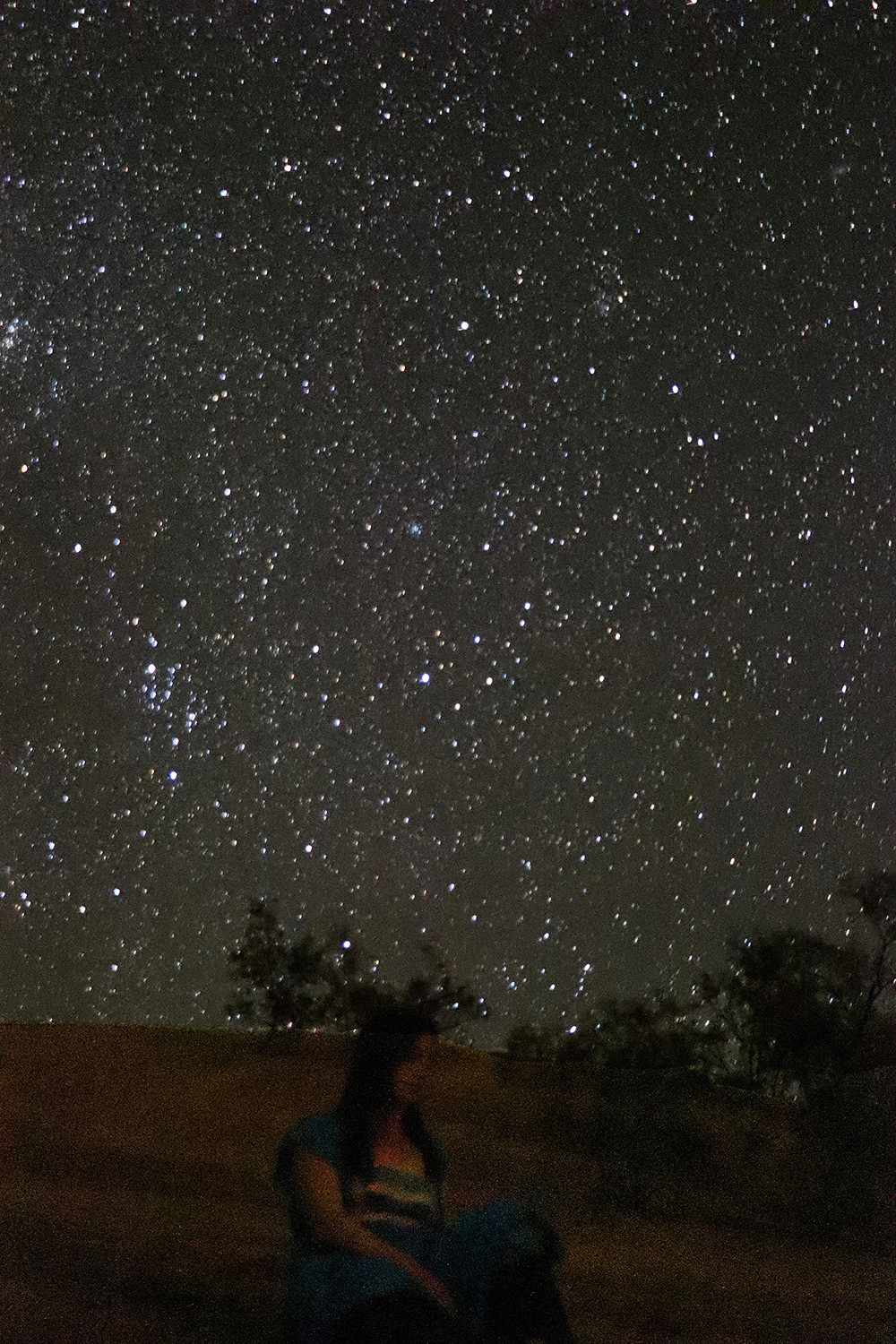 Camping in the Sahara - Kelly Under the Stars