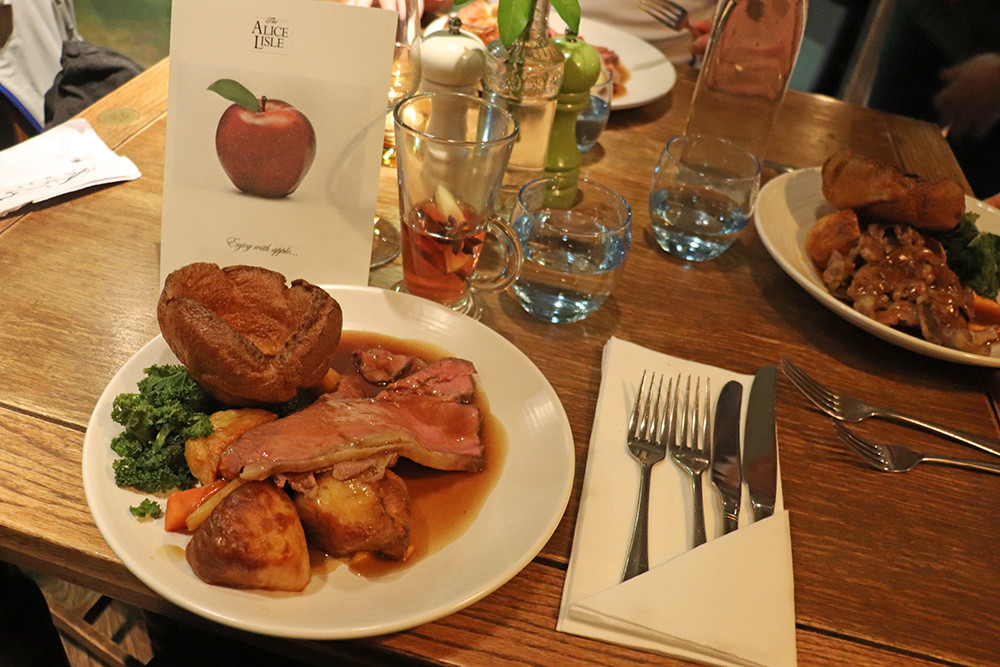 New Forest Sunday Roast at the Alice Lisle