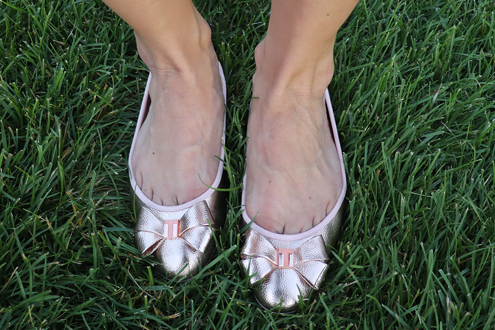 Ted Baker Immet 2 Rose Gold Flats