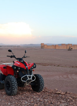 ATV in the Morocco Dessert by Ouarzazate