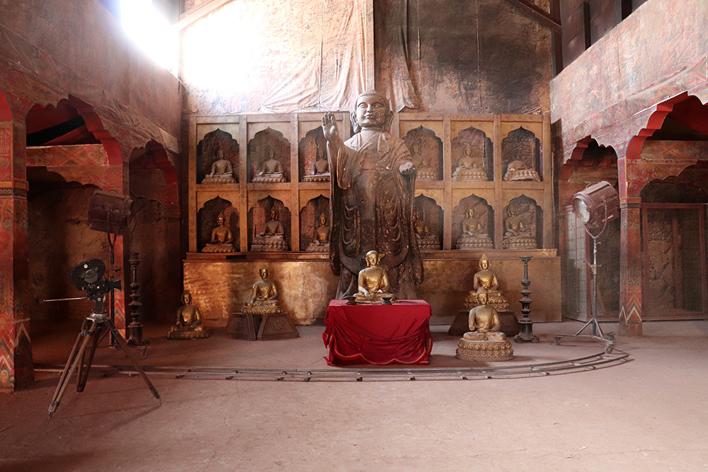 Asian Set at the Atlas Movie Studios in Morocco