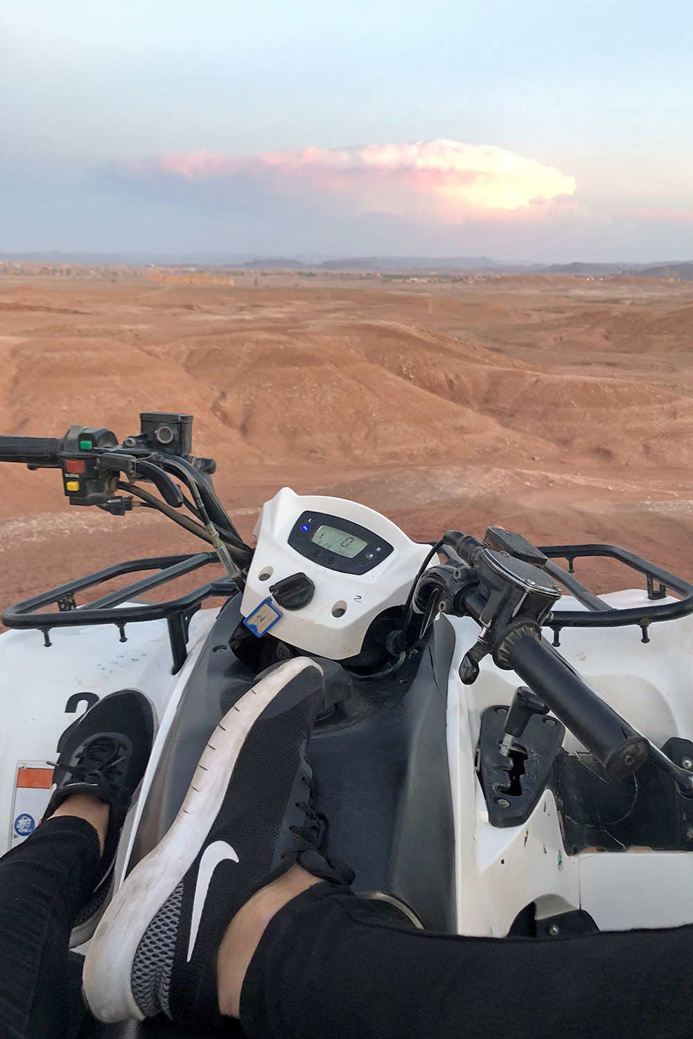 From my ATV in the Morocco Dessert