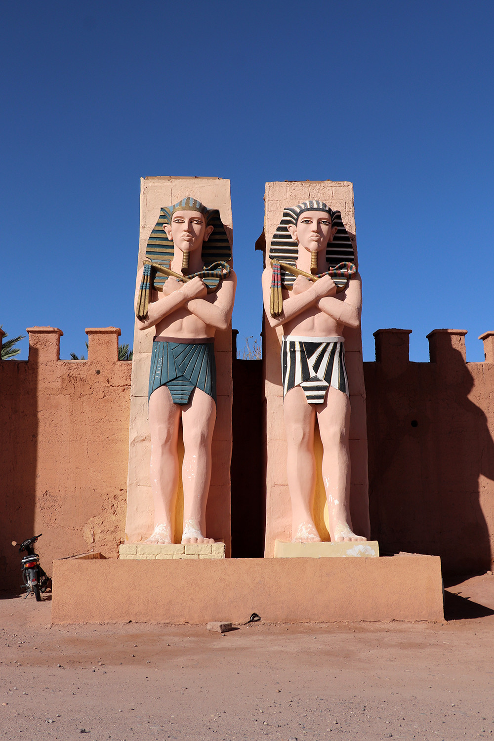 Guards at the Atlas Movie Studios in Morocco