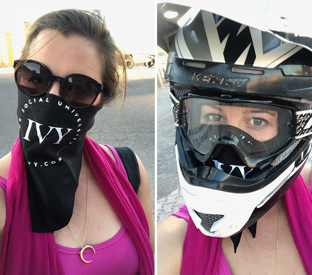 Kelly ATV in the Morocco Dessert