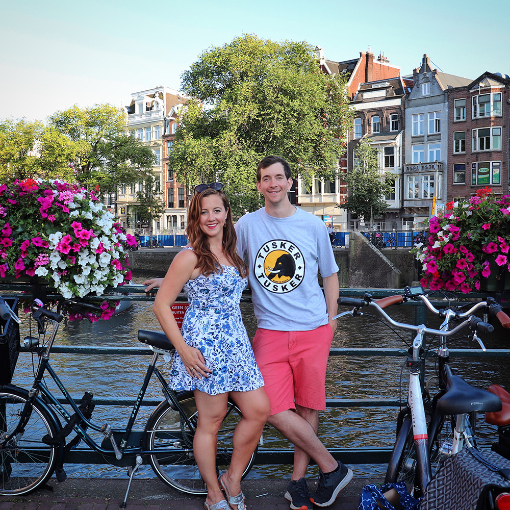 Kelly and Kevin in Amsterdam Netherlands - July 2018