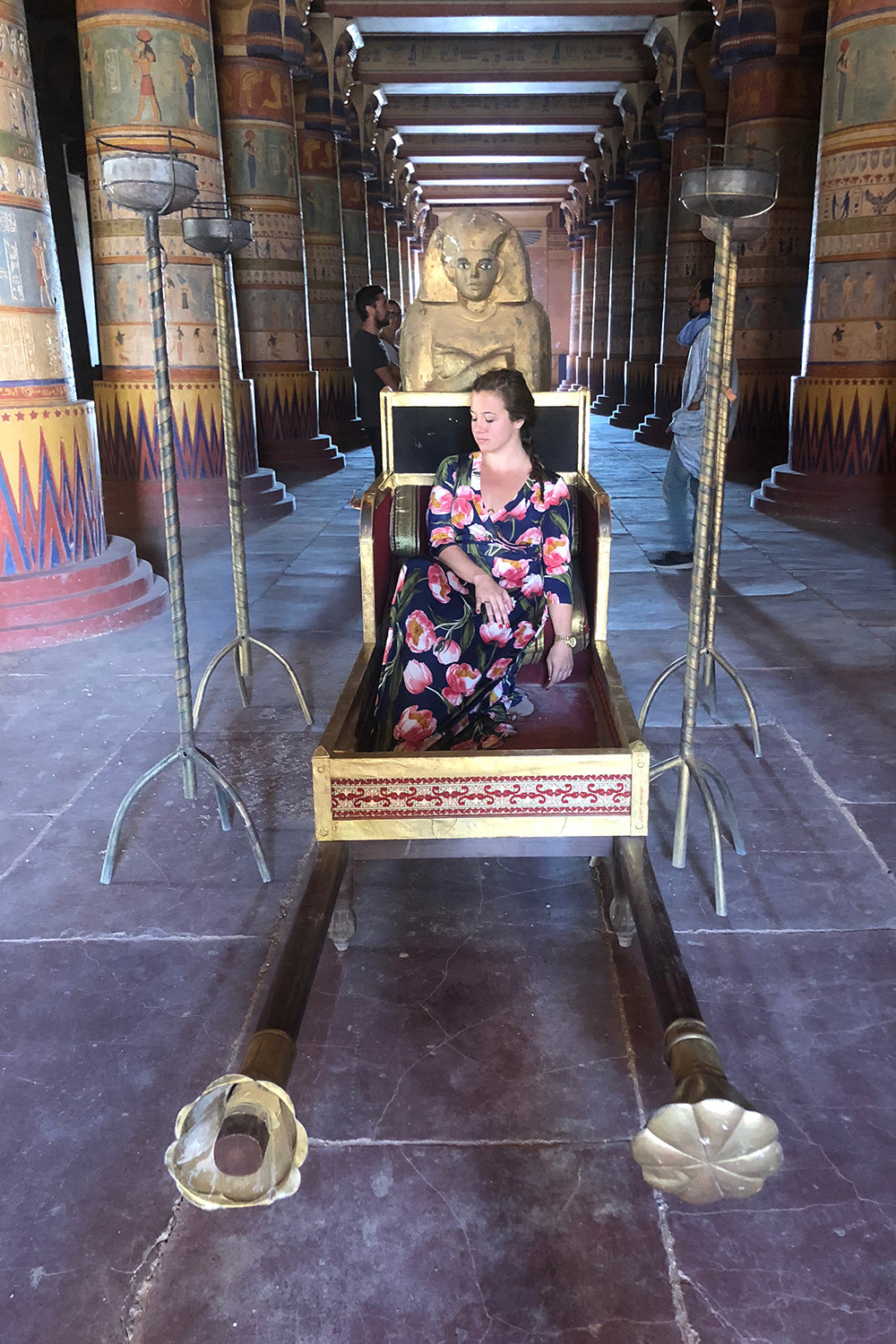 Kelly at Atlas Movie Studios in Morocco