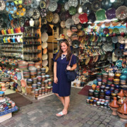 Kelly in Marrakesh Medina