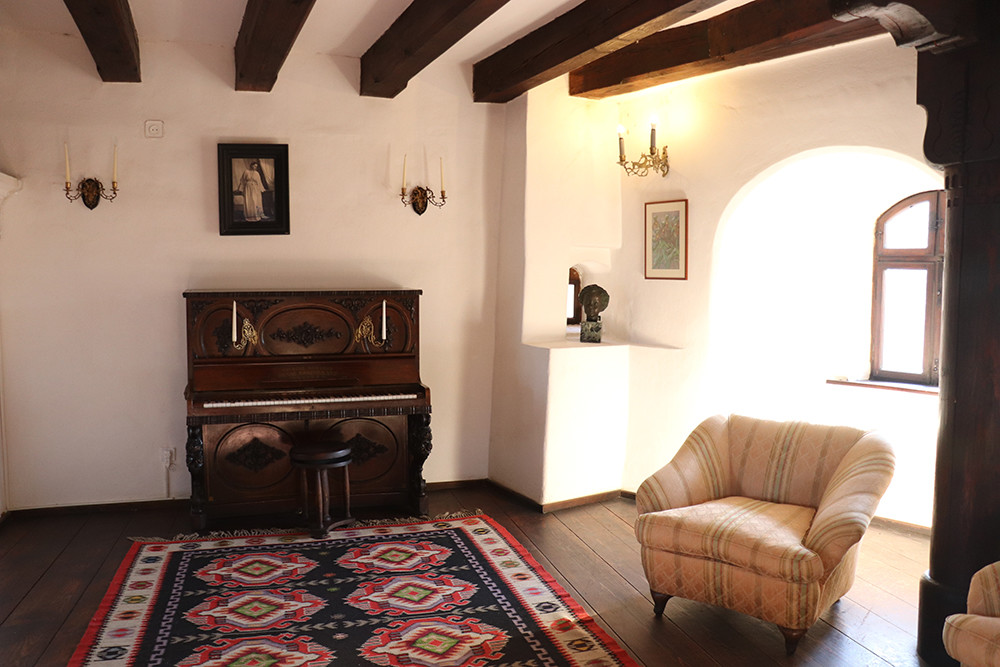 Living Room in Bran Castle in Romania