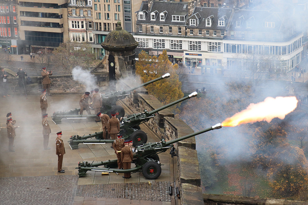 Remembrance Day at Edinburgh Castle