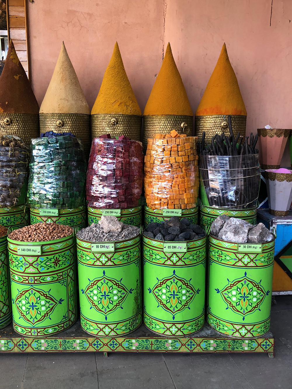 Spices in the Marrakesh Medina