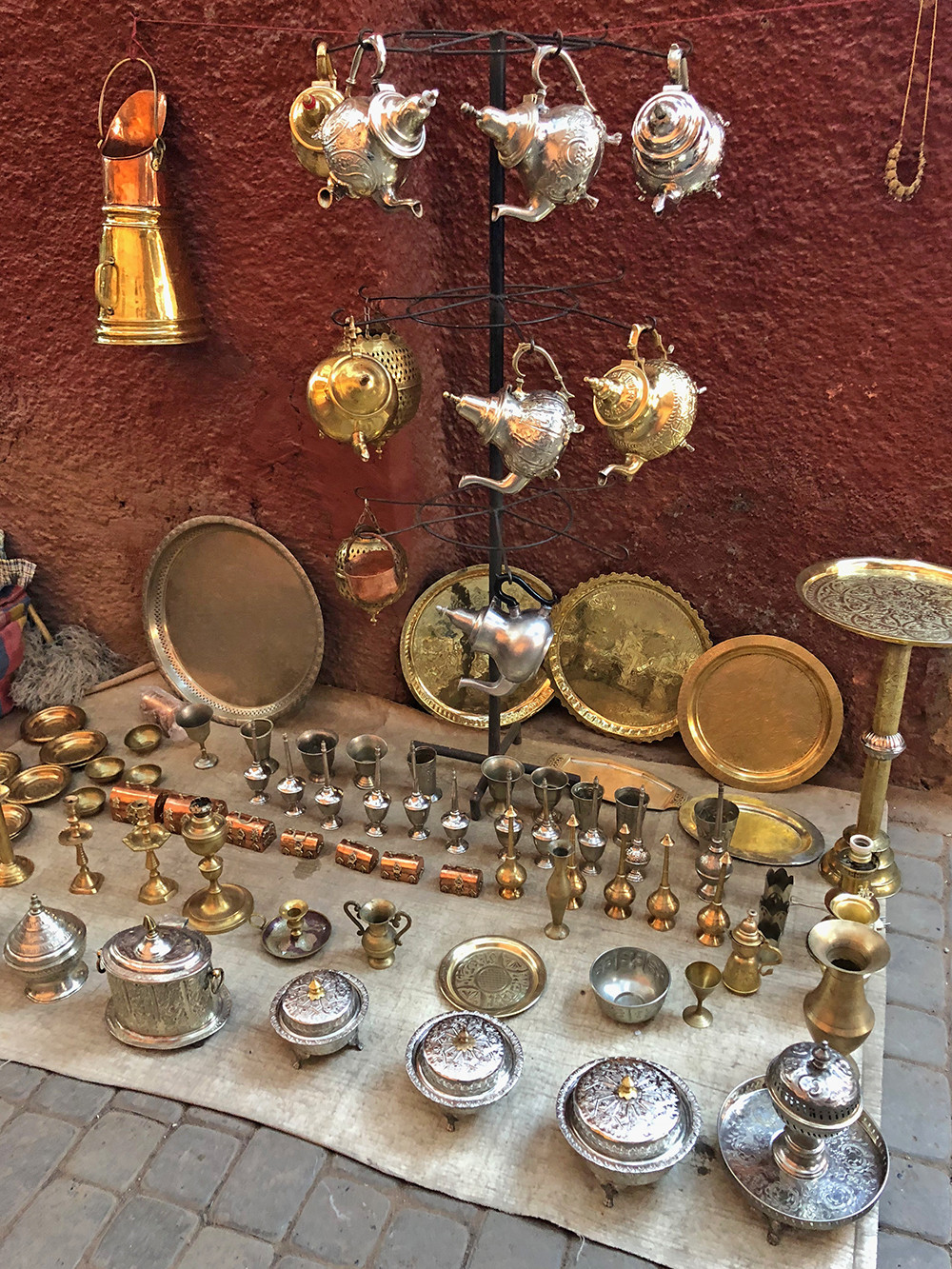 Tea Sets in the Marrakesh Medina