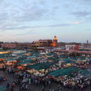 Twlighting in the Marrakesh Medina