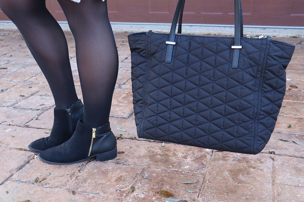Kate Spade Quilted Bag and Dune Pero Double Zip Ankle Boots