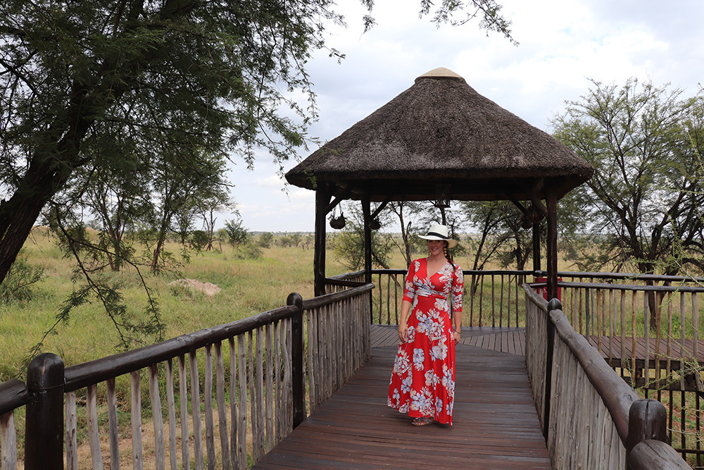 Floral Maxi Dress in Tanzania