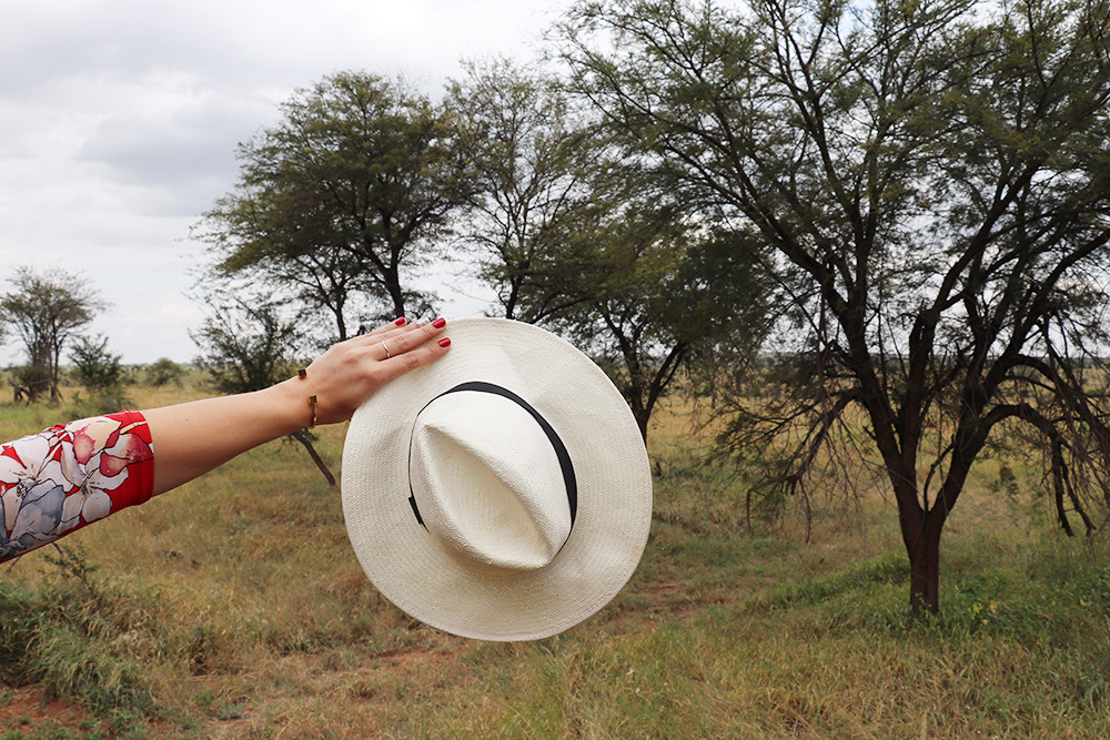 White Safari Hat