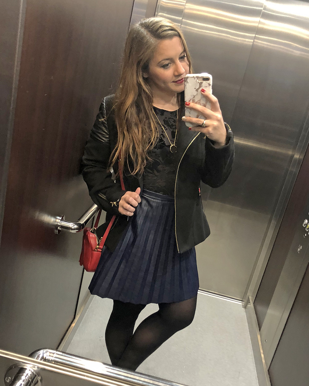 JCrew Leather Skirt in London