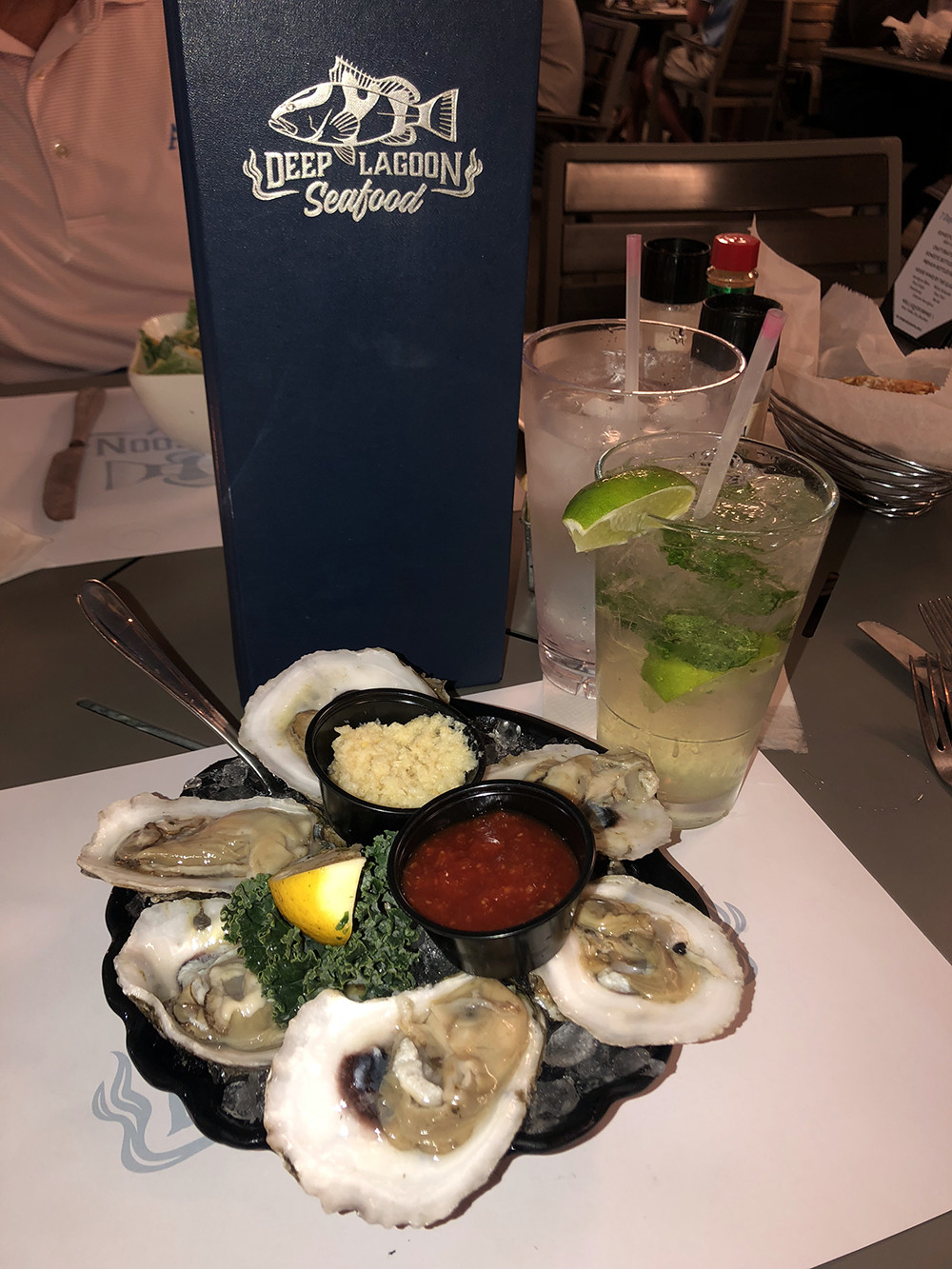 Oysters at Deep Lagon Seafood
