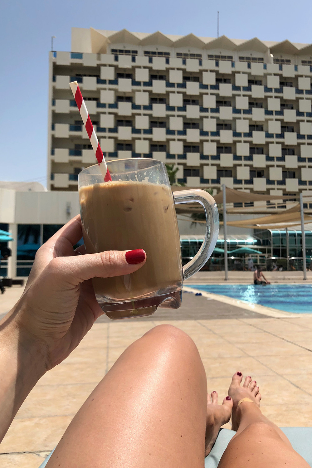 Easter in the Middle East - Iced Coffee in Doha