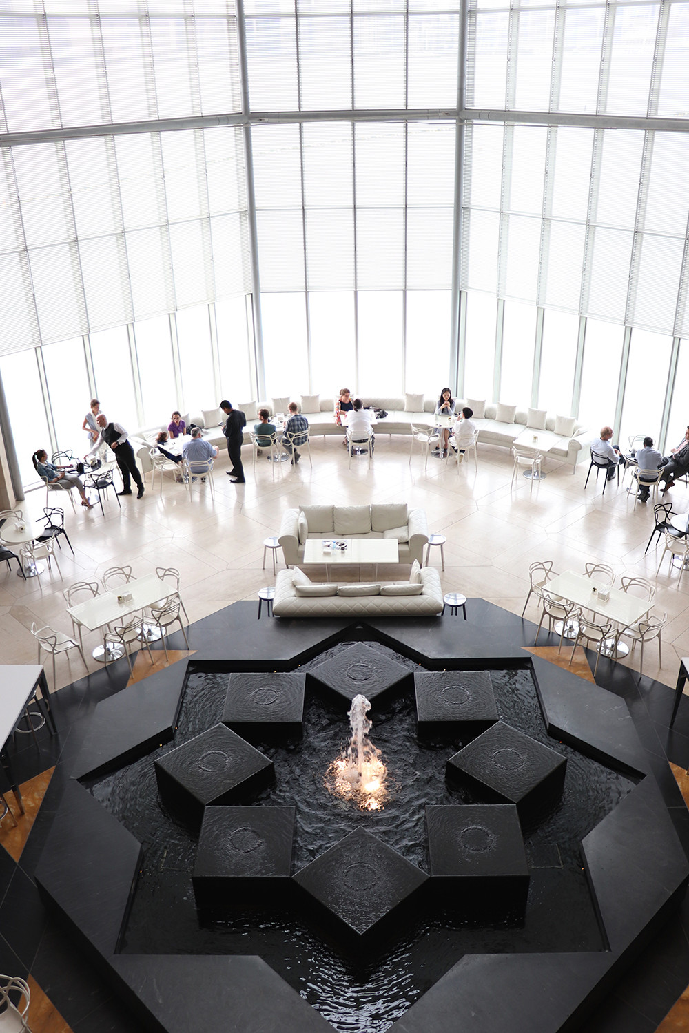Cafe from Above in The Museum of Islamic Art