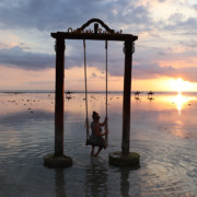 Gili Islands Sunset Swing on Gili T