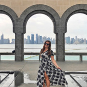 Kelly in the The Museum of Islamic Art