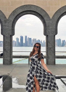 Kelly in the The Museum of Islamic Art