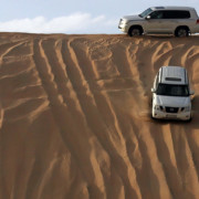 Qatar Sand Dunes - Cars