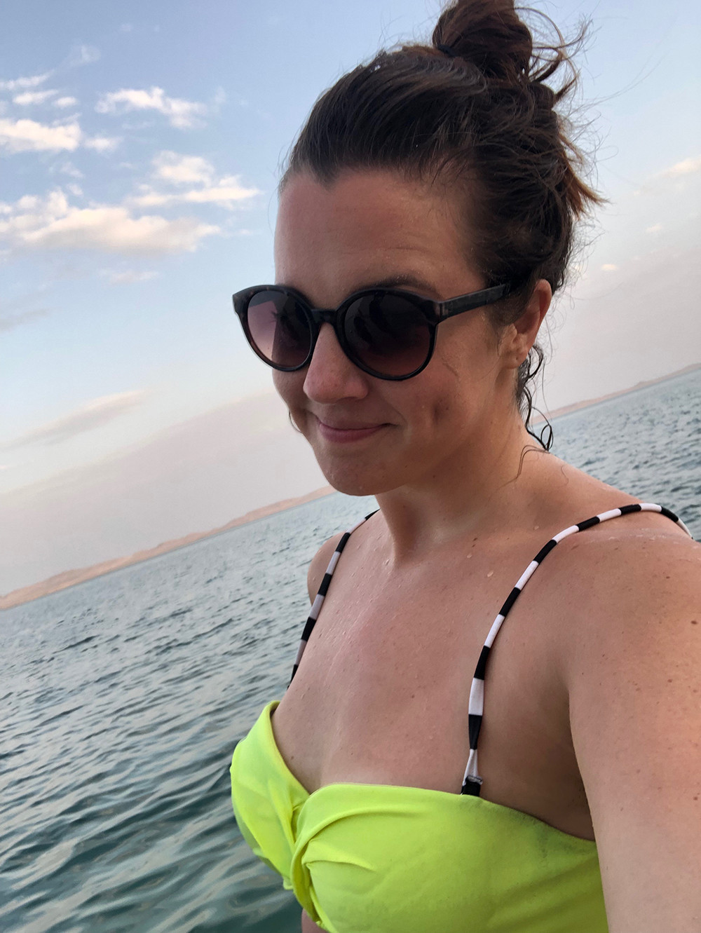 Qatar Sand Dunes - Selfie in the Inland Sea and Persian Gulf