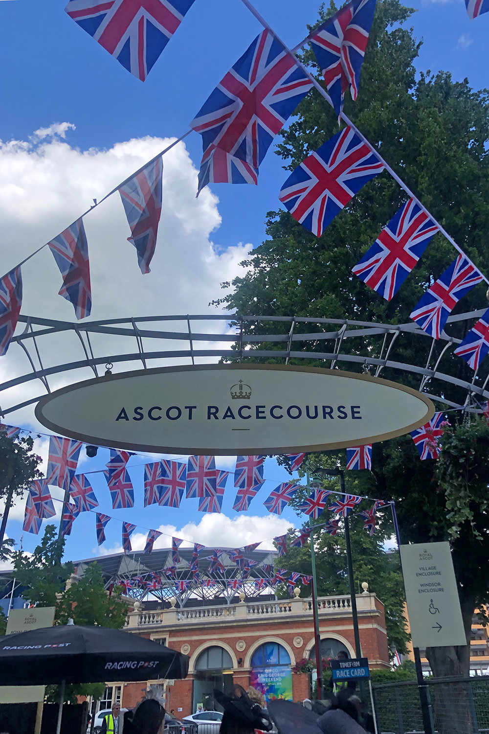 Ascot Racecourse Sign