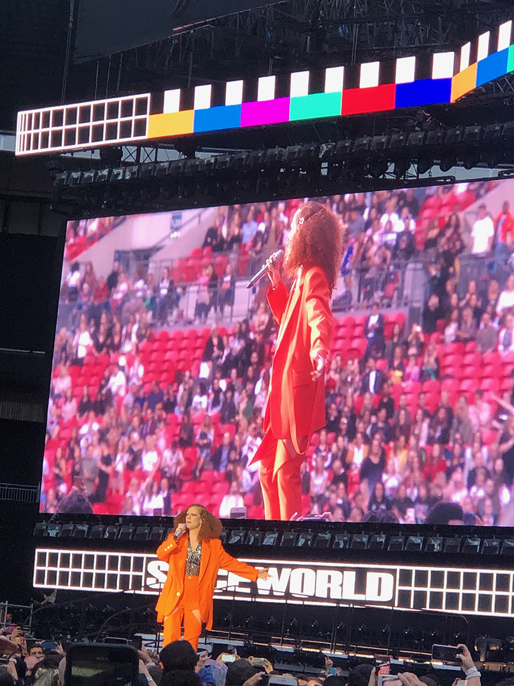 Childhood Throwback Weekend - Jess Glynne at Spice Girls