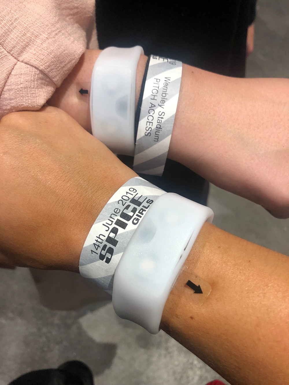 Childhood Throwback Weekend - Spice Girls Wembley Stadium Wrist Bands